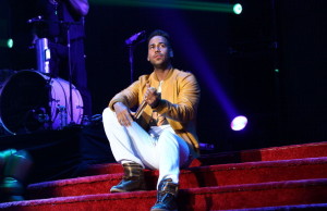 LOS ANGELES, CA - MAY 22: Singer Romeo Santos performs on stage at Staples Center on May 22, 2014 in Los Angeles, California. (Photo by JC Olivera/Getty Images)
