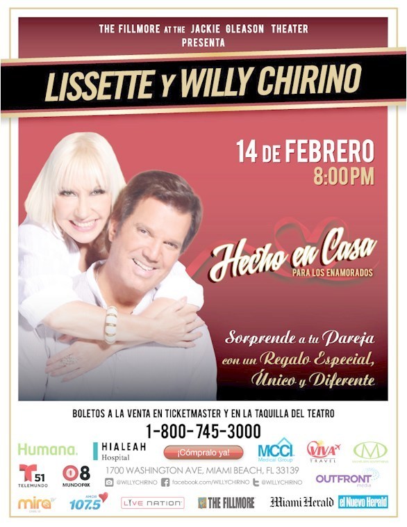 Lissette y Willy Chirino (PRNewsFoto/Lissette and Willy Chirino)
