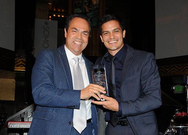Sergio C. Garcia at the SOMOS Gala hosted by LOUD took place at the Cicada Club, on Thursday, Sep. 24, 2015, in Los Angeles, Calif.
